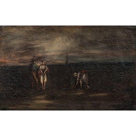 SCUOLA DEL NORD EUROPA DEL XVIII SECOLO, Olio su tela