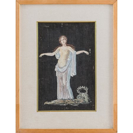 SCUOLA DELL'ITALIA CENTRALE XVIII SECOLO, Tempera su lavagna