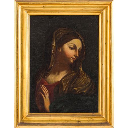 TOMMASO CONCA (Attr.), La Madonna, Olio su tela