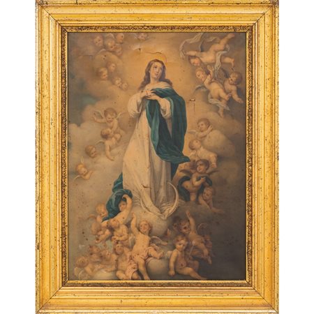 MANIFATTURA SICILIANA DELLA FINE DEL XIX SECOLO, Cornice