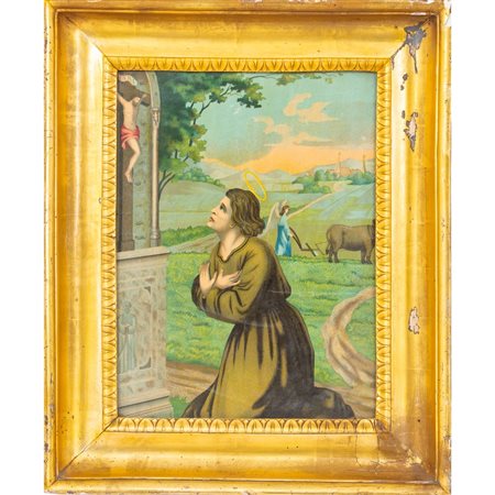 MANIFATTURA SICILIANA DEL XIX SECOLO, Cornice