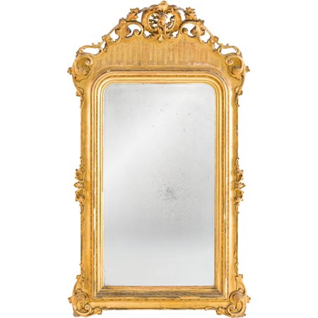 MANIFATTURA ITALIANA DELLA PRIMA METÀ XIX SECOLO, Specchiera