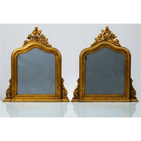 MANIFATTURA ITALIANA DEL XX SECOLO, Coppia piccole specchiere