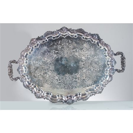 MANIFATTURA INGLESE DELLA FINE DEL XIX SECOLO, Vassoio