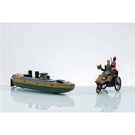 MANIFATTURA EUROPEA PRIMI XX SECOLO, 2 modellini giocattolo