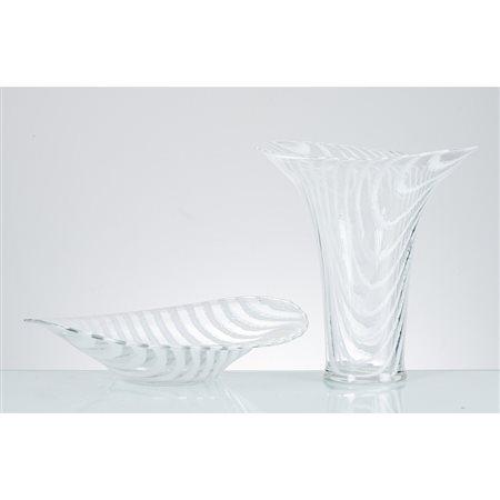 MAESTRI MURANESI DEL XX SECOLO, Vaso e centrotavola