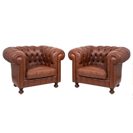 MANIFATTURA ITALIANA SECONDA METÀ XX SECOLO, Coppia poltrone