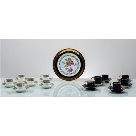 MANIFATTURA FRANCESE DEL XX SECOLO, Oggetti in porcellana