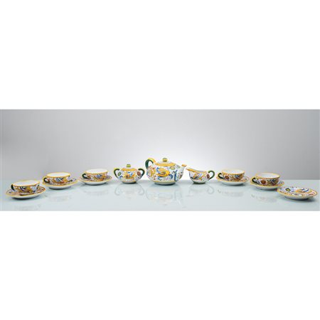MANIFATTURA GUALDO TADINO E DERUTA XX SECOLO, Servizio da tè