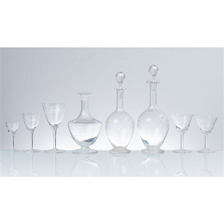 MANIFATTURA ITALIANA DEL XX SECOLO, Servizio di bicchieri