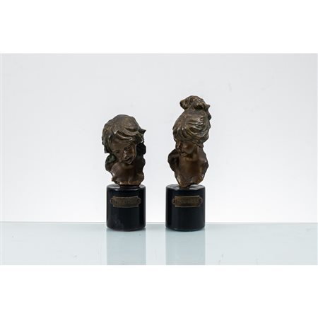 NICO VENZO, Coppia di sculture