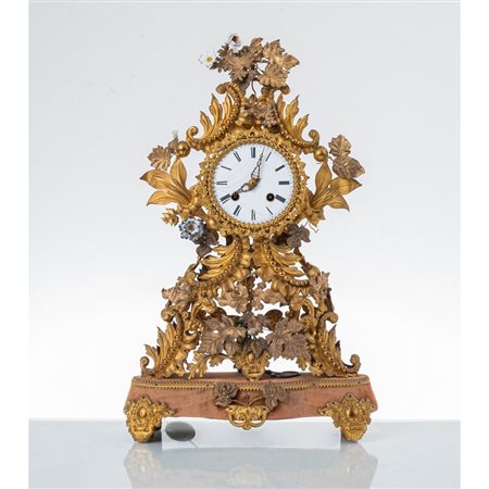 MANIFATTURA SICILIANA DEL XIX SECOLO, Orologio da tavolo