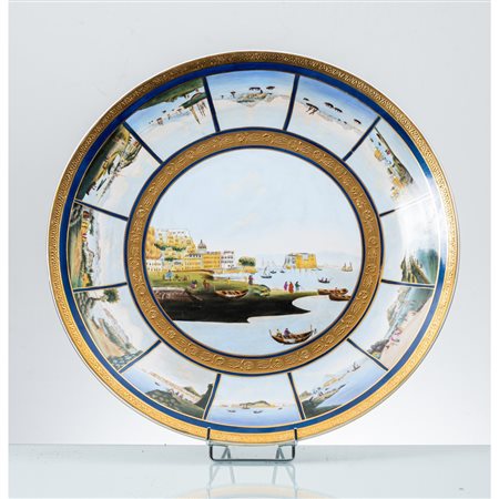 MANIFATTURA EUROPEA DEL XX SECOLO, Grande piatto