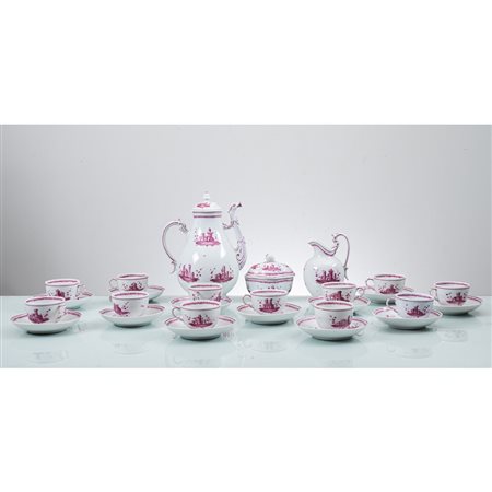 MANIFATTURA DI GINORI FINE DEL XIX SECOLO, Servizio da caffè