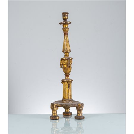 MANIFATTURA SICILIANA DELLA FINE DEL '700, Candelabro