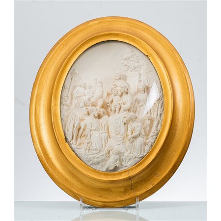 MANIFATTURA ITALIANA PRIMI DEL '900, Bassorilievo in gesso