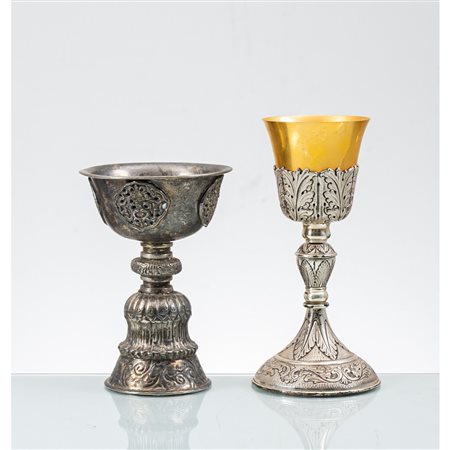 MANIFATTURA ITALIANA XX SECOLO, Riproduzione di due calici