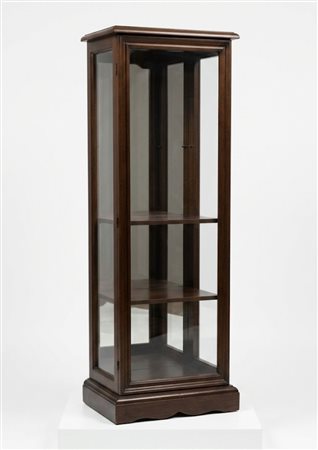 Vetrina a colonna da esposizione in stile classico Legno