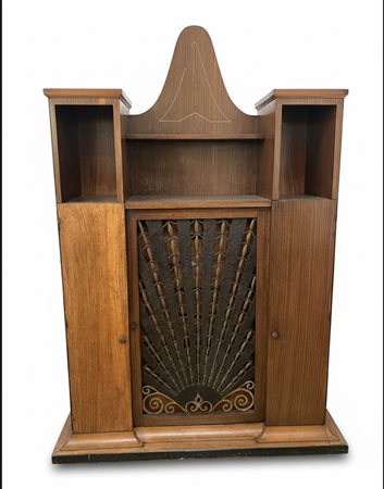 Mobile Archivio Art Déco – Studio in Palissandro e Metallo, anni '20/'30