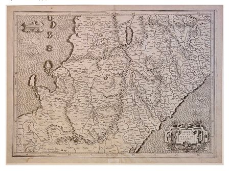 Mappa Gerardo MERCATORE – Abruzzo et Terra di Lavoro – Rara Mappa Originale del XVI Secolo Gerardo MERCATORE – Abruzzo et Terra di Lavoro – Rara Mappa Originale del XVI Secolo