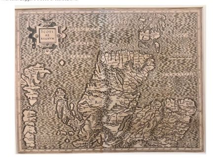 Mappa Antica – SCOZIA (Scotiae Regnum) – Rara Incisione Originale del 1610 ca. – MERCATORE / HONDIUS