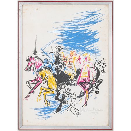 SEBASTIANO MILLUZZO, Litografia a colori