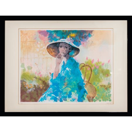 GIUSEPPE GIORGI, Litografia a colori