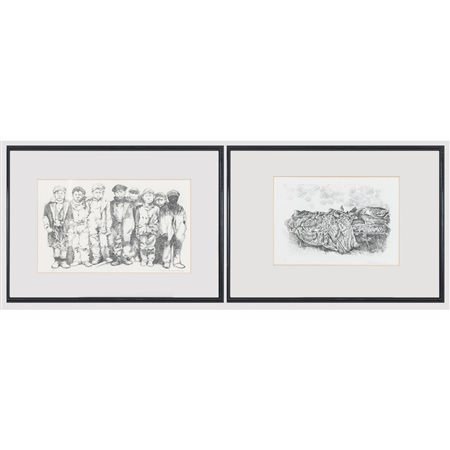 GIANNI PROVENZANO, Due litografie