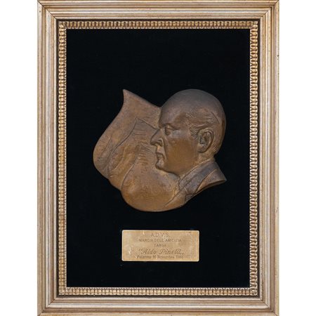 DOMENICO ZORA, Bassorilievo in bronzo