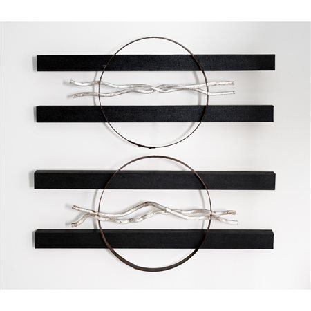 ANONIMO DEL XX SECOLO, Tela, metallo e legno