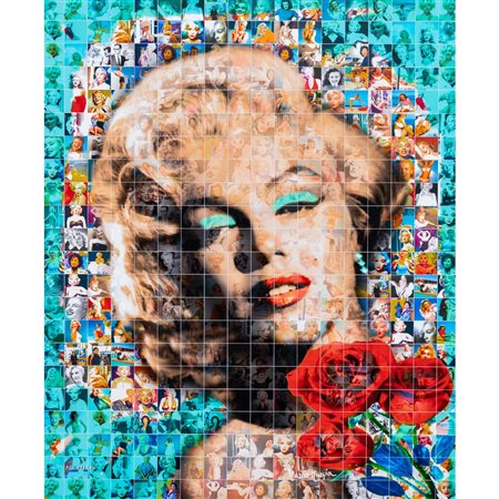 MARIA MURGIA, Marilyn, Fotomosaico