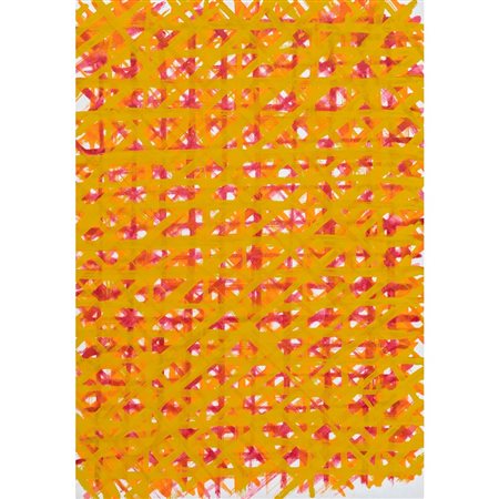 ANONIMO DEL XX SECOLO, Reticolato, Olio su tela