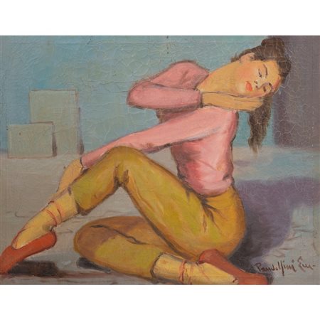 EMANUELE PANDOLFINI, Olio su tela