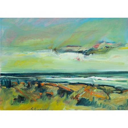 GIACOMO VIZZINI, Olio su cartone telato