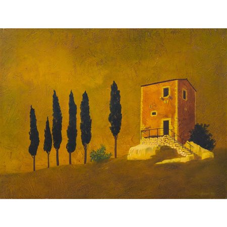 RICCARDO BURONI, Olio su tela