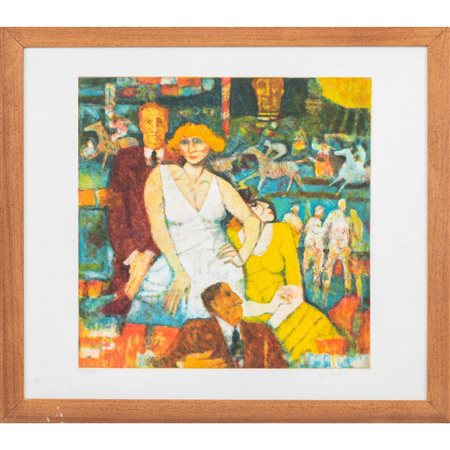 REMO SQUILLANTINI, Acquaforte a colori