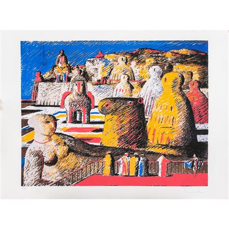 SALVATORE FIUME, Litografia a colori