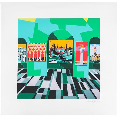 UGO NESPOLO, Serigrafia a colori