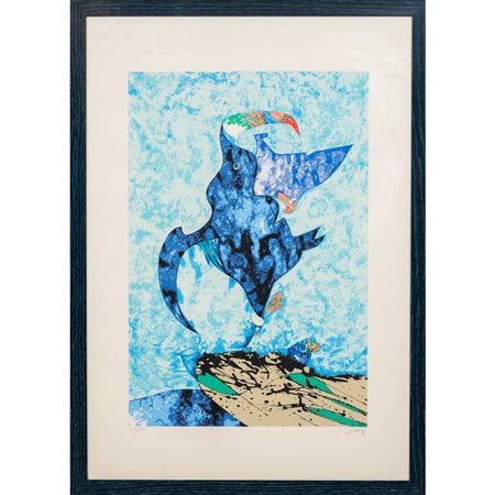 GIANNI DOVA, Litografia a colori