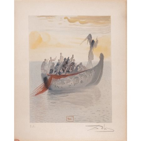 SALVADOR DALÌ, Xilografia a colori