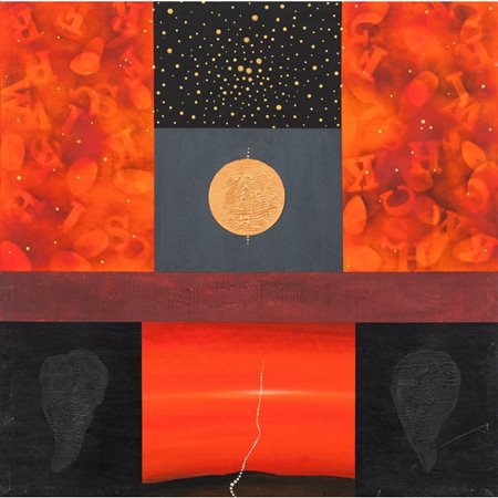 SERGIO GIOIELLI, Tecnica mista su tela