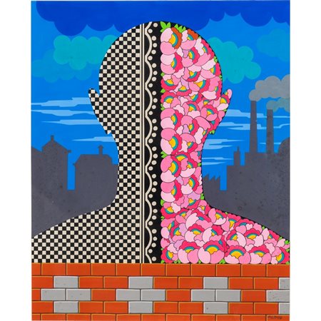 ALEXIS KEUNEN, Tecnica mista. gouache su carta