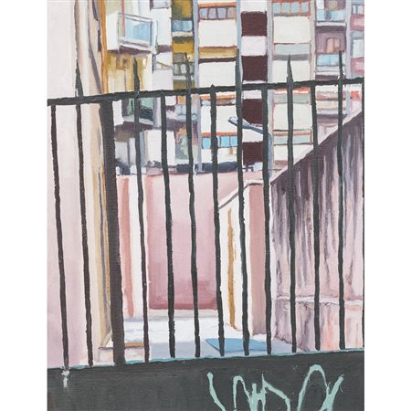 ANDREA DI MARCO, Cancello, Olio su tela