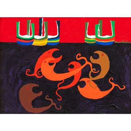 MAURILIO CATALANO, Olio su tela