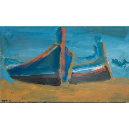 ALDO PECORAINO, Olio su tela