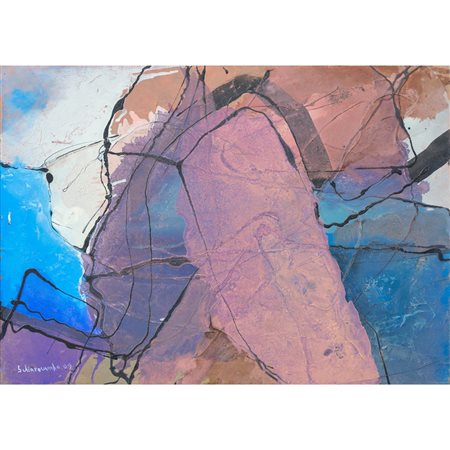 PAOLO SCHIAVOCAMPO, Olio su tela