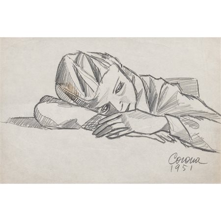 VITTORIO CORONA, Matita su carta