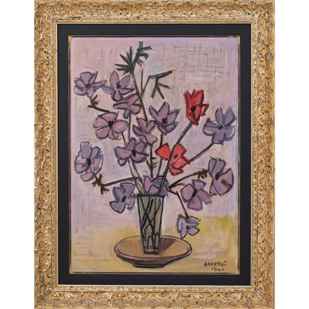 ALFONSO AMORELLI, Olio su cartone