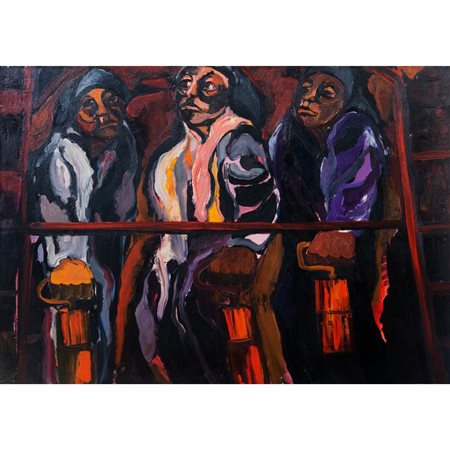 SAVERIO TERRUSO, Olio su tela