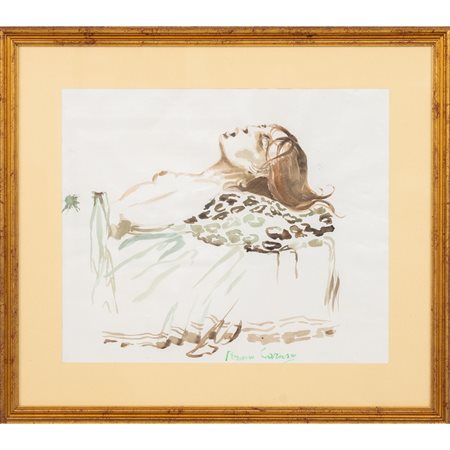 BRUNO CARUSO, Acquarello su carta